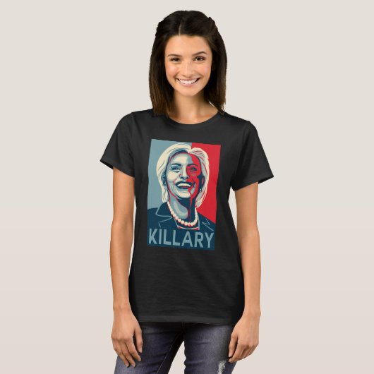 Killary - T - Shirt Hillary Clinton (Vorne ganz)