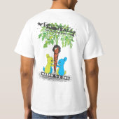 Killboy Junggeselle-heftiger Schlag T-Shirt (Rückseite)