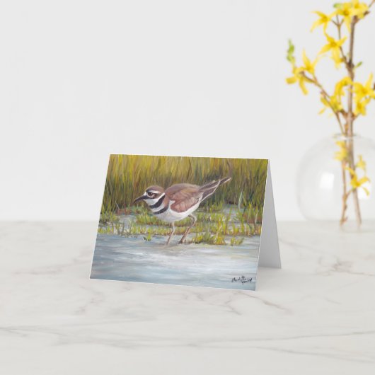 Killdeer an der Hostetter Karte (Gelbe Blume)