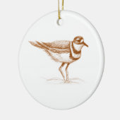 Killdeer Keramikornament (Links)