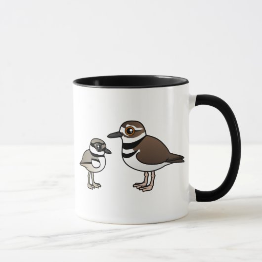 Killdeer u. Küken Tasse (Rechts)