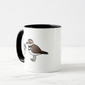 Killdeer u. Küken Tasse (Vorderseite Links)