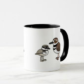 Killdeer u. Küken Tasse (VorderseiteRechts)