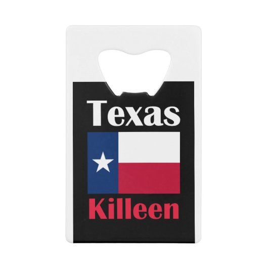 Killeen TX Geldbeutel Flaschenöffner (Vorderseite)
