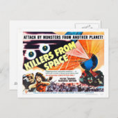 KILLEN AUS DER WELTRAUMPOSTKARTE POSTKARTE (Vorne/Hinten)