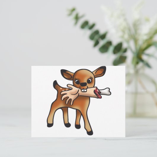 Killer Bambi Postkarte (Stehend Vorderseite)