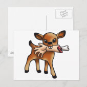 Killer Bambi Postkarte (Vorne/Hinten)