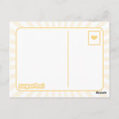 Killer Bee Postkarte (Rückseite)