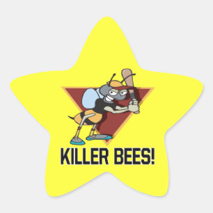 Killer Bienen Stern-Aufkleber