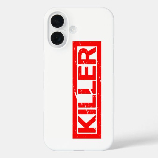Killer-Briefmarke Case-Mate iPhone Hülle (Rückseite)