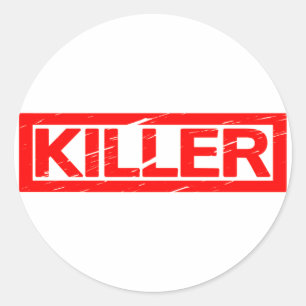 Killer-Briefmarke Runder Aufkleber