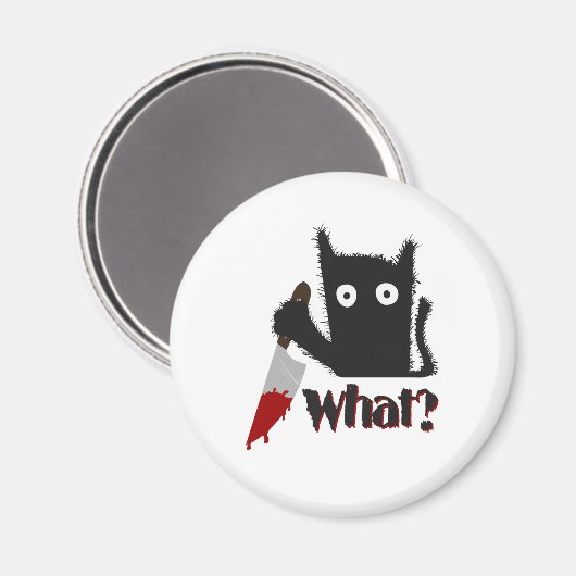 Killer Cat Magnet (Vorderseite/Rückseite)