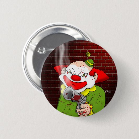 Killer Clown Button (Vorne & Hinten)