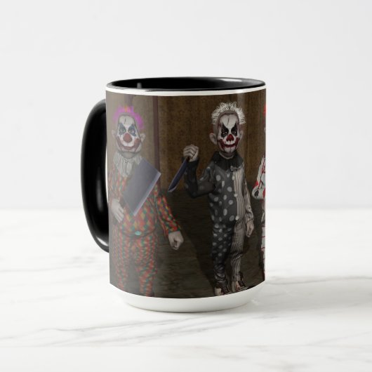 Killer Clown Circus Tasse (Vorderseite Links)