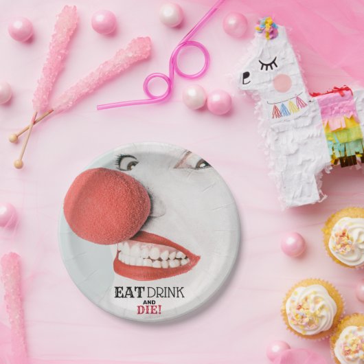 Killer Clown, Halloween-Party Pappteller (Party)