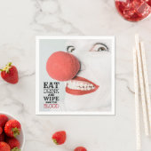 Killer Clown, Halloween-Party Serviette (Beispiel)