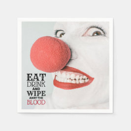 Killer Clown, Halloween-Party Serviette