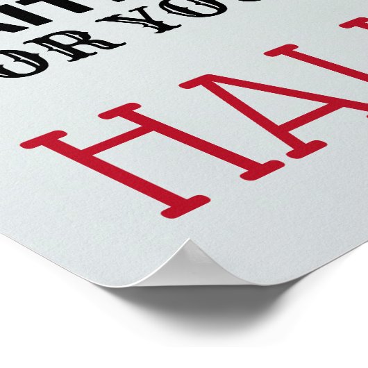 Killer Clown, Halloween Willkommen Poster (Ecke)