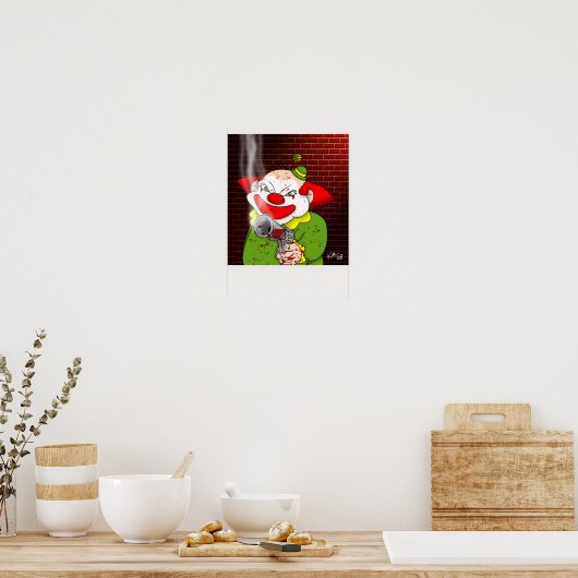 Killer Clown Poster (Küche)