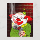 Killer Clown Postkarte (Vorderseite)