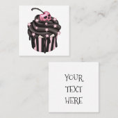 Killer Cupcake Telefonnummerkarte (Vorne/Hinten)