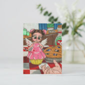 Killer Cupcakes Postkarte (Stehend Vorderseite)
