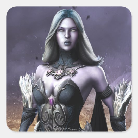 Killer Frost Quadratischer Aufkleber (Vorderseite)