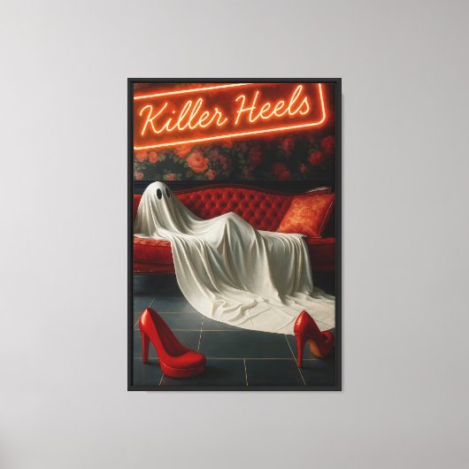 Killer-Heels Leinwanddruck (Vorderseite)