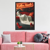 Killer-Heels Leinwanddruck (Insitu (Wohnzimmer))