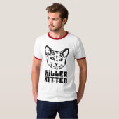 Killer Kitten - Maßgeschneidert T-Shirt (Vorne ganz)