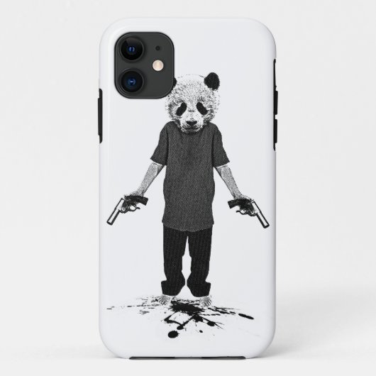 Killer Panda Case-Mate iPhone Hülle (Rückseite)