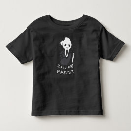 Killer Panda Niedlich Baby Boy Girl Halloween 2023 Kleinkind T-shirt