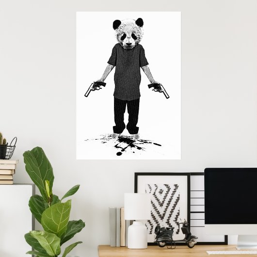 Killer Panda Poster (Heimbüro)
