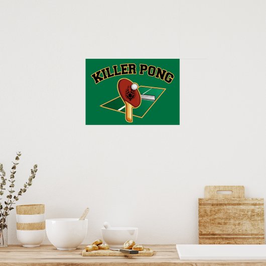 Killer Pong Poster (Küche)