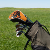 Killer Pumpkin - Halloween Horror Jack-o-Lantern Golf Headcover (In SItu)