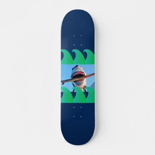 KILLER SHARK SURFBOARD Skateboard Deck (Vorne)
