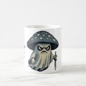 Killer 'Shroom – Spooky Ghost with Knife Kaffeetasse (Mittel)