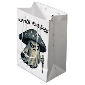 Killer 'Shroom - Spooky Ghost with Knife Mittlere Geschenktüte (Vorderseite Schrägansicht)