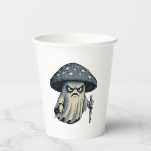 Killer 'Shroom - Spooky Ghost with Knife Pappbecher
