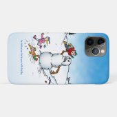 Killer Snowman Funny Cartoon Case-Mate iPhone Hülle (Rückseite (Horizontal))