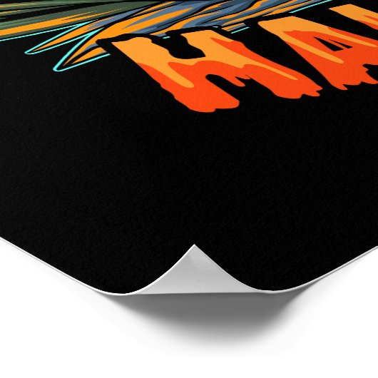 Killer Teddy Bear Halloween Jack-o-Laterne Poster (Ecke)