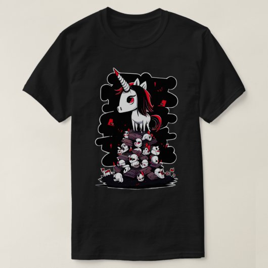 Killer Unicorn T-Shirt (Design vorne)