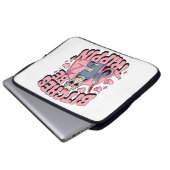 Killer Valentine Vibes Laptopschutzhülle (Vorne Knopf)