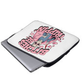 Killer Valentine Vibes Laptopschutzhülle (Vorne Knopf)