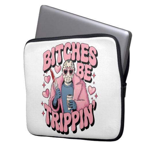 Killer Valentine Vibes Laptopschutzhülle (Vorderseite Links)