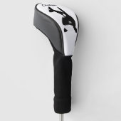 Killer Whale Design Golf Headcover (angewinkelt)
