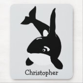 Killer Whale Design Mousepad (Vorne)