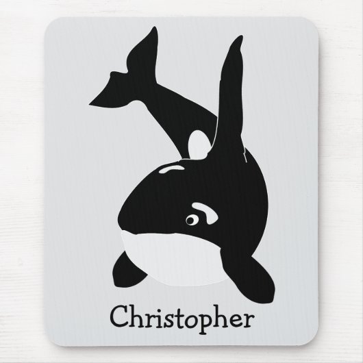 Killer Whale Design Mousepad (Vorne)