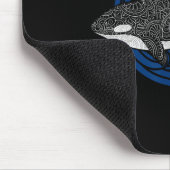 Killer Whale Design Ocean Waves Men Boys Kinder Or Mousepad (Ecke)