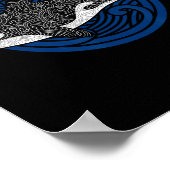 Killer Whale Design Ocean Waves Men Boys Kinder Or Poster (Ecke)